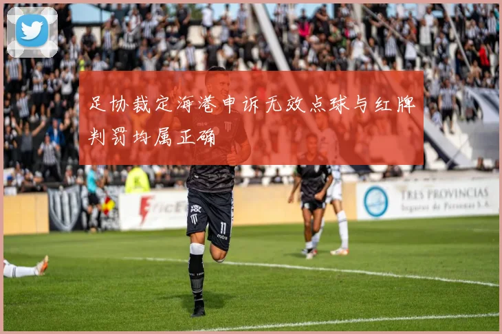 足协裁定海港申诉无效点球与红牌判罚均属正确